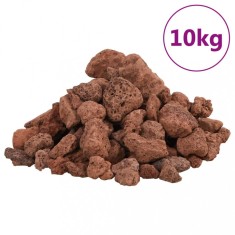 Roci vulcanice, 10 kg, rosu, 1-2 cm foto