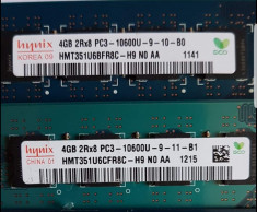 Memorie Hynix 4 Gb DDR 3 PC3-10600U 1333 MHz , Memorie PC Desktop foto