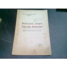REFLEXIUNI ASUPRA FILOSOFIEI RAZBOIULUI - CONSTANT BALESCU