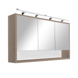 Cumpara ieftin Dulap superior cu oglindă Luna 120, ulm Rauna
