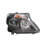 Far Mercedes Vito/Clasa V, 04.2014-, partea Dreapta, tip bec H15+H7, GRI, cu motoras, cu lumini de zi, fara inscriptie Mercedes, Hella