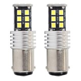 Bec auto LED Canbus BA15D P21W/5W, 12-24V, 7.5W , 15 SMD, Vertex set 2 buc.