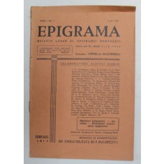EPIGRAMA - BULETIN LUNAR AL EPIGRAMEI ROMANESTI , ANUL I , NR. 7 , IUNIE 1939