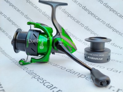 Mulineta Feeder Robinhan IMPACT SP6000 tambur long cast 10 rulmenti foto