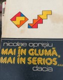 MAI IN GLUMA,MAI IN SERIOS,,, NICOLAE OPRISIU AMUZAMENTE MATEMATICE