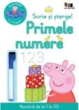 Cumpara ieftin Primele numere. Scrie si sterge! Seria Exerseaza cu Peppa/Neville Astley, Mark Baker