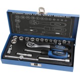 Hyundai HY-59671 - Set capete chei tubulare 4-14 mm patrat 1/4 inch 19 bucati