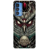 Husa compatibila cu Motorola G50 model Curse of the Dead Owl, Silicon, TPU, Viceversa, Transparent, Carcasa