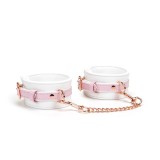 Catuse Pentru Incheieturi White &amp;amp; Pink Fairy Goat Leather