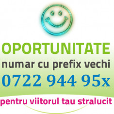 Numar usor Prefix Vechi - 0722.944.95x - cartela Vodafone AUR Gold numere usoare