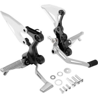 SET Suport scarite pilot Kawasaki NINJA 400 500 Z400 Z500 2018-2024 stanga dreapta fata foto