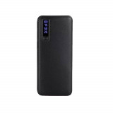 Baterie externa Li Polymer 10000 mAh lanterna si 3 port USB negru, China