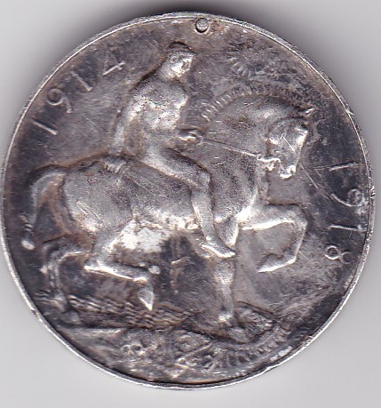 Marea Britanie Anglia Medalie argint WW1 1914-1918 George V