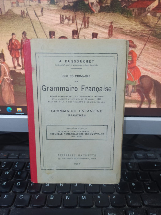 Dussouchet, Cours primaire de Grammaire Francaise, Hachette, Paris 1921, 064