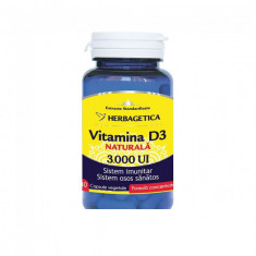 Vitamina D3 3000UI 30 capsule Herbagetica