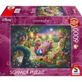 Puzzle Thomas Kinkade - Disney - Mad Hatter&#039;s Tea Party 6000, Schmidt