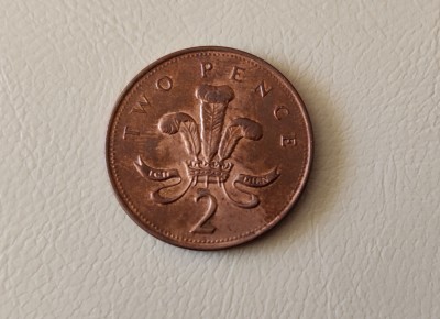 UK / Marea Britanie - 2 pence (2000) Queen Elizabeth II - monedă s114 foto
