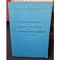 Comunicari de Botanica - A X-a Consfatuire Nationala de Geobotanica