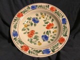 Farfurie romaneasca pictata perioada RSR anii 70 realizata la Sighisoara !