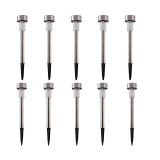 Set 10 x lampi solare pentru gradina LED