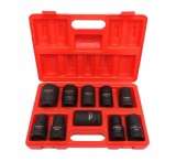 Set trusa chei tubulare impact 10 piese 17-41 mm intarite, pistol impact (M58261)