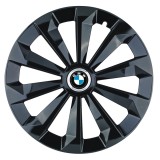 Set 4 capace roti Fame Negru R15 pentru gama auto BMW