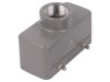 Conector Carcasa HDC Degson D16B, IP65, Aliaj Aluminiu, Gri