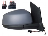 Oglinda exterioara Volkswagen Caddy, 11.2020-, montare dreapta, reglaj electric; carcasa grunduita; incalzit; sticla convexa; geam cromat; rabatabil;