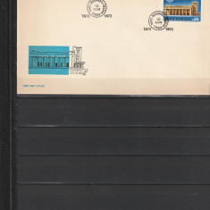 RO - FDC - CENTENARUL GARII DE NORD ( LP 796 ) 1972 ( 1 DIN 1 )