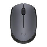 MOUSE LOGITECH, &quot;M170&quot;, PC sau NB, wireless, 2.4GHz, optic, 1000 dpi, butoane/scroll 3/1, , gri, &quot;910-004642&quot; (timbru verde 0.18 lei)