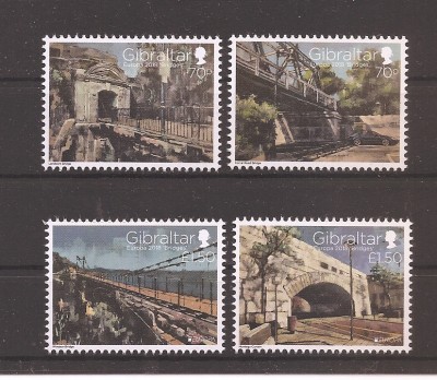 Gibraltar 2018 &amp;ndash; Poduri (serie), MNH foto