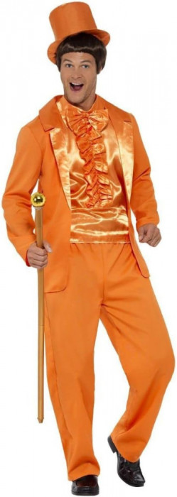 Costum de smoking stupid din anii &#039;90 portocaliu portocaliu
