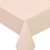 Față de Masă Plastic, Unica Folosință, Dimensiune 137x274 cm, Culoare Ecru, Oem