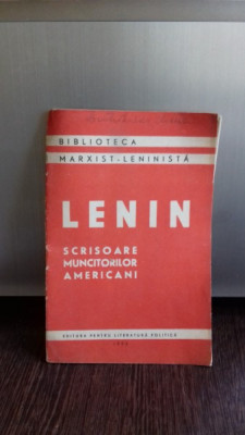 LENIN. SCRISOARE MUNCITORILOR AMERICANI foto