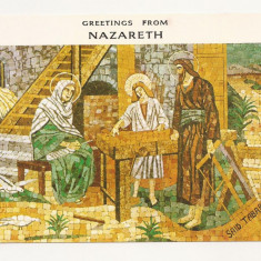 FS4 - Carte Postala - ISRAEL - Nazareth, the Holy Family , necirculata