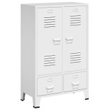 Cumpara ieftin Dulap de haine industrial, alb, 67x35x107 cm, otel