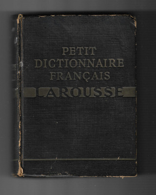 Petit Dictionnaire Francais Larousse, 50e edition, 1936 foto