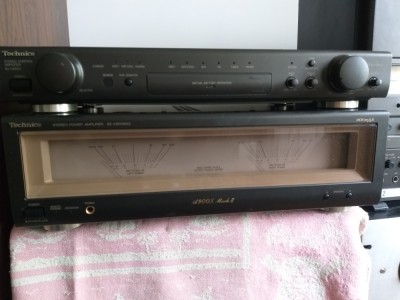 Sistem TECHNICS cu Amplificator Final SE-A900SM2 si Control Ampl. SU-C800U, F.B. foto