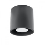 Lampă De Tavan Orbis Antracit Aluminiu 1 Bec Cilindric Modern De Interior