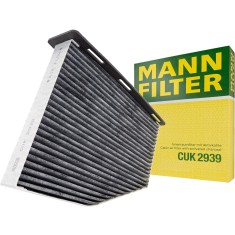 Filtru habitaclu Carbon Activ Mann CUK 2939 pentru Audi, Seat, Skoda, VW