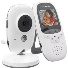 Monitor pentru Bebelus Wireless cu Baterie, Senzor de Temperatura - Techsuit (VB602) - White foto