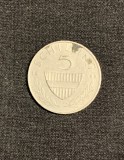 Moneda 5 schlling 1988 Austria, Europa