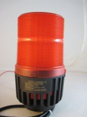 Girofar industrial LED 230V cu Sirena foto