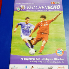 program FC Erzgebirge Aue - FC Bayern Munchen