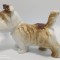 Bibelou / figurina , caine terrierdin portelan ( cu mic defect )