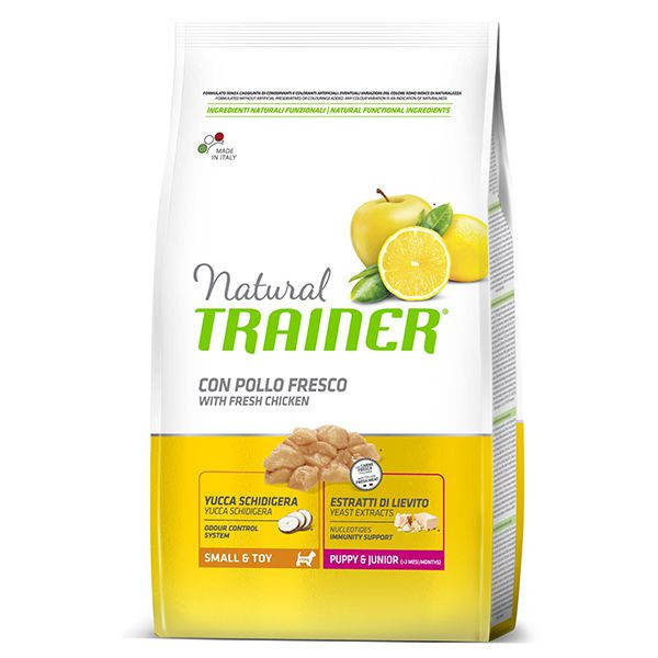 Trainer Natural Small and Toy, Puppy &amp;amp; Junior, cu pui 7 kg