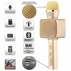 Microfon Karaoke cu Bluetooth/USB/Slot Card Magic Karaoke YS-68 foto