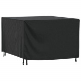 Husa mobilier de gradina negru 135x135x90 cm impermeabila 420D GartenMobel Dekor, vidaXL