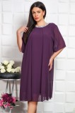 Cumpara ieftin Rochie de voal Karola Mov - 58Marimea