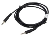 Cablu Audio Jack 3.5mm 3-Pin 2.5m Negru